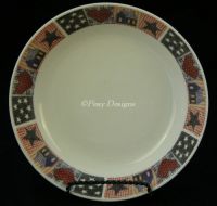 Oneida AMERICAN QUILT David Carter Brown Soup Bowl